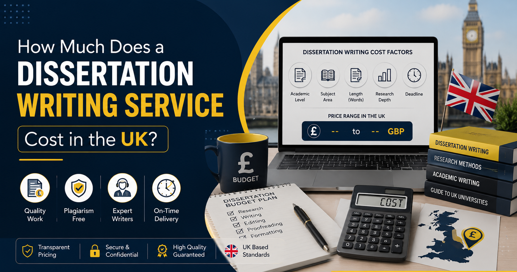 How Much Does a Dissertation Writing Service Cost in the UK?