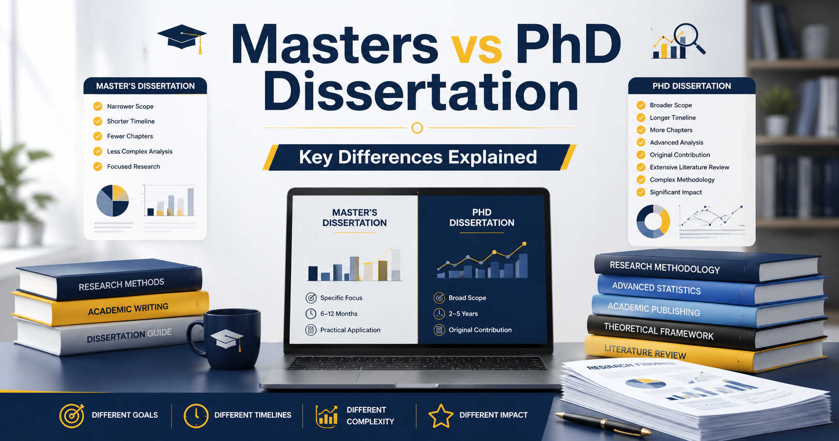 Masters vs PhD Dissertation: Key Differences Explained