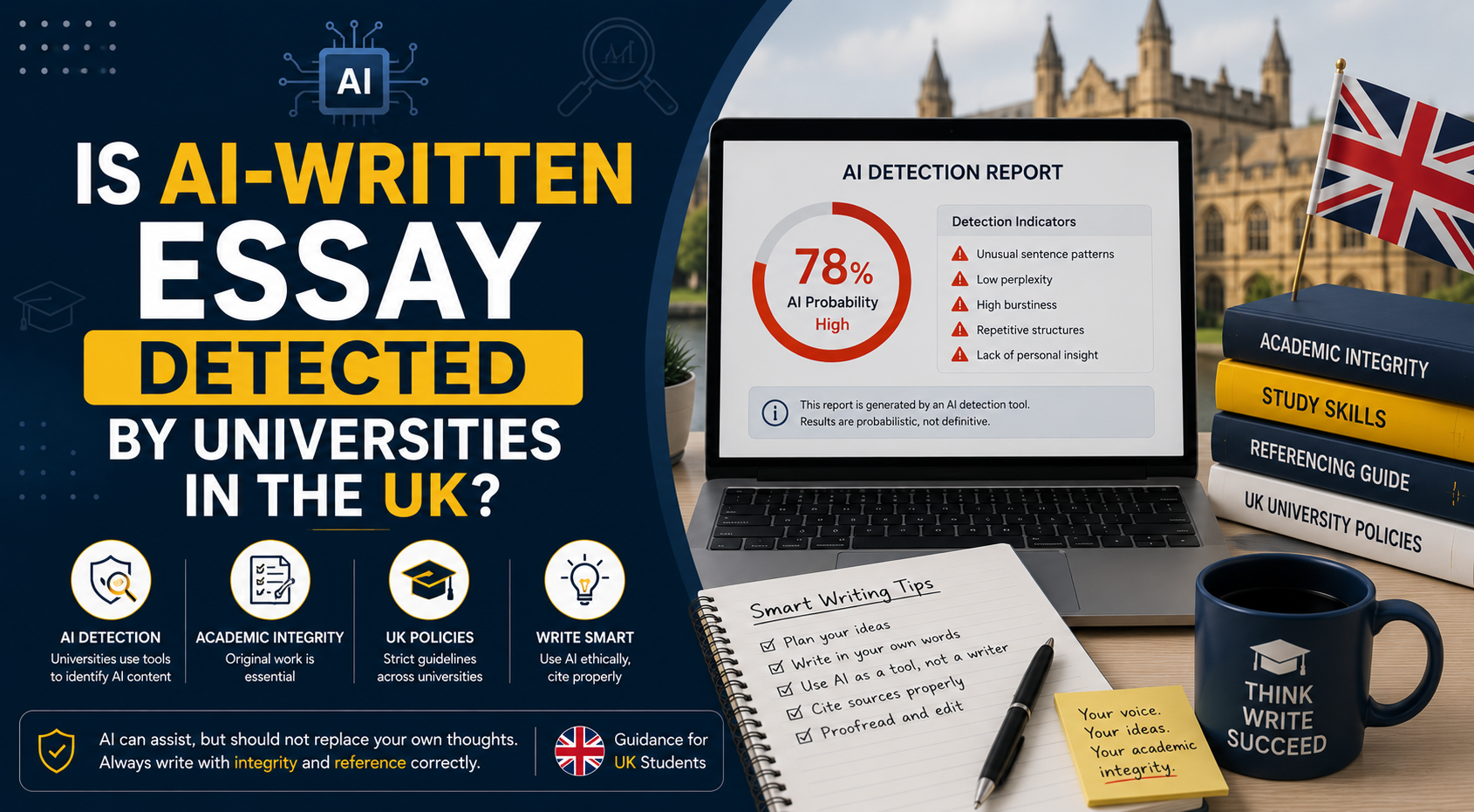Is AI-Written Essay Detected by Universities in the UK?